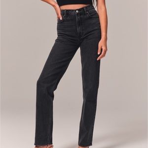 Abercrombie & Fitch Ultra High Rise 90s Straight Jeans